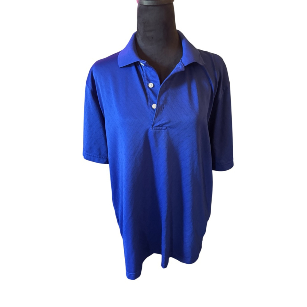 Men's George Royal Blue Polo - Size M (38-40) - Picture 2 of 6